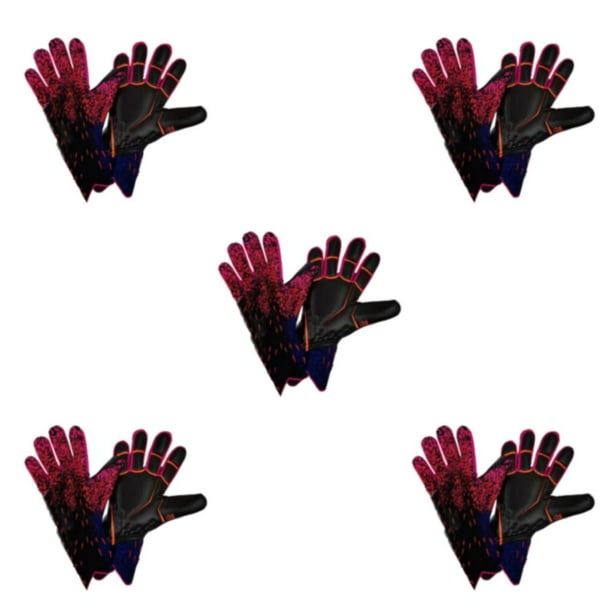 Soidarity Guantes de portero de fútbol para niños y adultos, fútbol 6/7/8/9/10, guantes para niños, protección duradera para juegos, rosa, Type2 NO2
