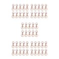 thumbnail image 1 of Wosthever Paquete de 10 ganchos giratorios de cierres: sujetadores fiables y flexibles para una fácil fijación, oro rosa. Type2 NO2, 1 of 6