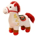 thumbnail image 2 of 2026 Horse Plush Mascot Doll Baby Horse Toy for Children Sleep Companion, Spring Festival Zodiac Collectible, Red Wool Year of the Horse Gift, 2 of 8