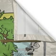 thumbnail image 3 of Ambesonne German Kitchen Curtains, Old Building in Lindau, 55"x39", Multicolor, 3 of 3