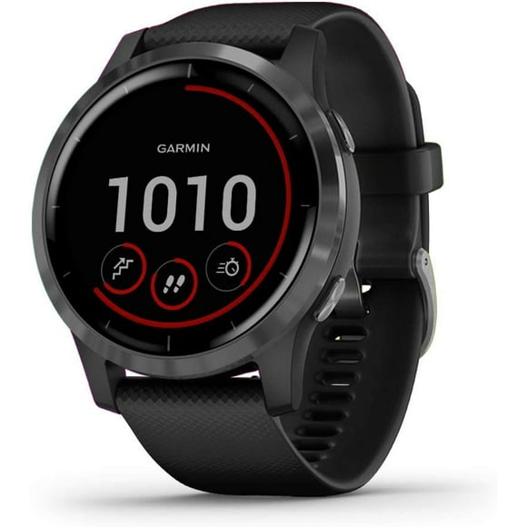Refurbished (Good) Garmin vivoactive 4 GPS Watch with Heart Rate Monitor - Black