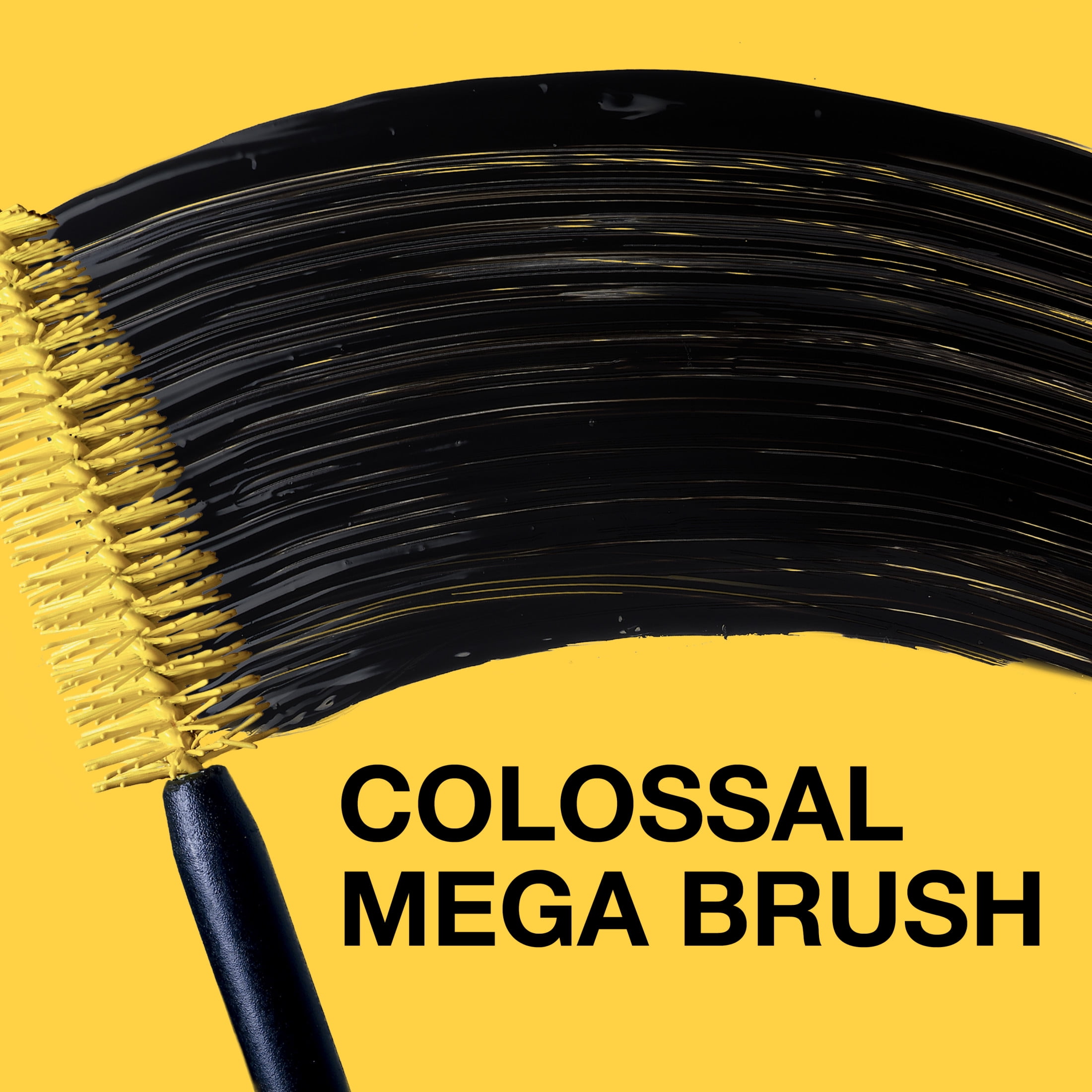 (3 pack) Maybelline Volum' Express The Colossal Washable Mascara, Volumizing, Glam Black, 1 Ea