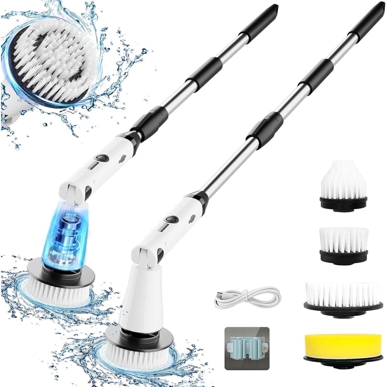 Kibhous Electric Spin Scrubber with 3 Brush Heads photo 1