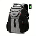 thumbnail image 5 of Simple Casual Large Capacity Backpack With USB Charging Port, Travel Backpacks, 17 Inch Computer Bag, 5 of 5