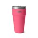 thumbnail image 3 of Vaso YETI Rambler 887ml apilable de acero inoxidable rosa, 3 of 8