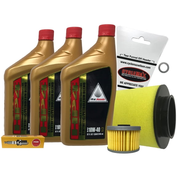 Cyclemax 2007-2013 OEM Honda TRX 420 Rancher Semi Synthetic Tune Up Kit