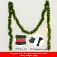 thumbnail image 3 of Artificial Greenery Garland, 16.4ft Artificial Garland for Room Decor, Aesthetic Lighted Greenery Garland with 50 LED String Lights, for Outdoor or Indoor Home Garden Party Holiday Decor, 3 of 4
