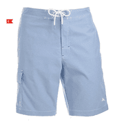 Tommy Bahama Sea Glass Baja BoardShorts - Blue Canal SIZE L