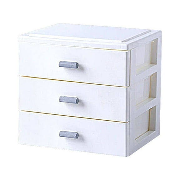 HOMEMAXS Cabinet Storage Bins Storage Box Drawer Organizer Student 17x16cm White
