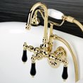 thumbnail image 4 of Kingston Brass AE7T2PKL Duchess Wall Mount Clawfoot Tub Faucet, 4-9/16", Polished Brass, 4 of 4