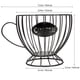 thumbnail image 4 of Cesta de almacenamiento de hierro para cápsulas de café con forma de taza, 4 of 5