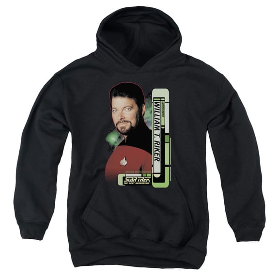 Star Trek - Riker - Youth Hooded Sweatshirt - X-Large