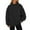 Black, variant on Mock Neck Sweatshirt,Oversized Long Sleeve Pullover Sweatshirts For Women Casual Cozy Viral Plain Turtleneck Tops