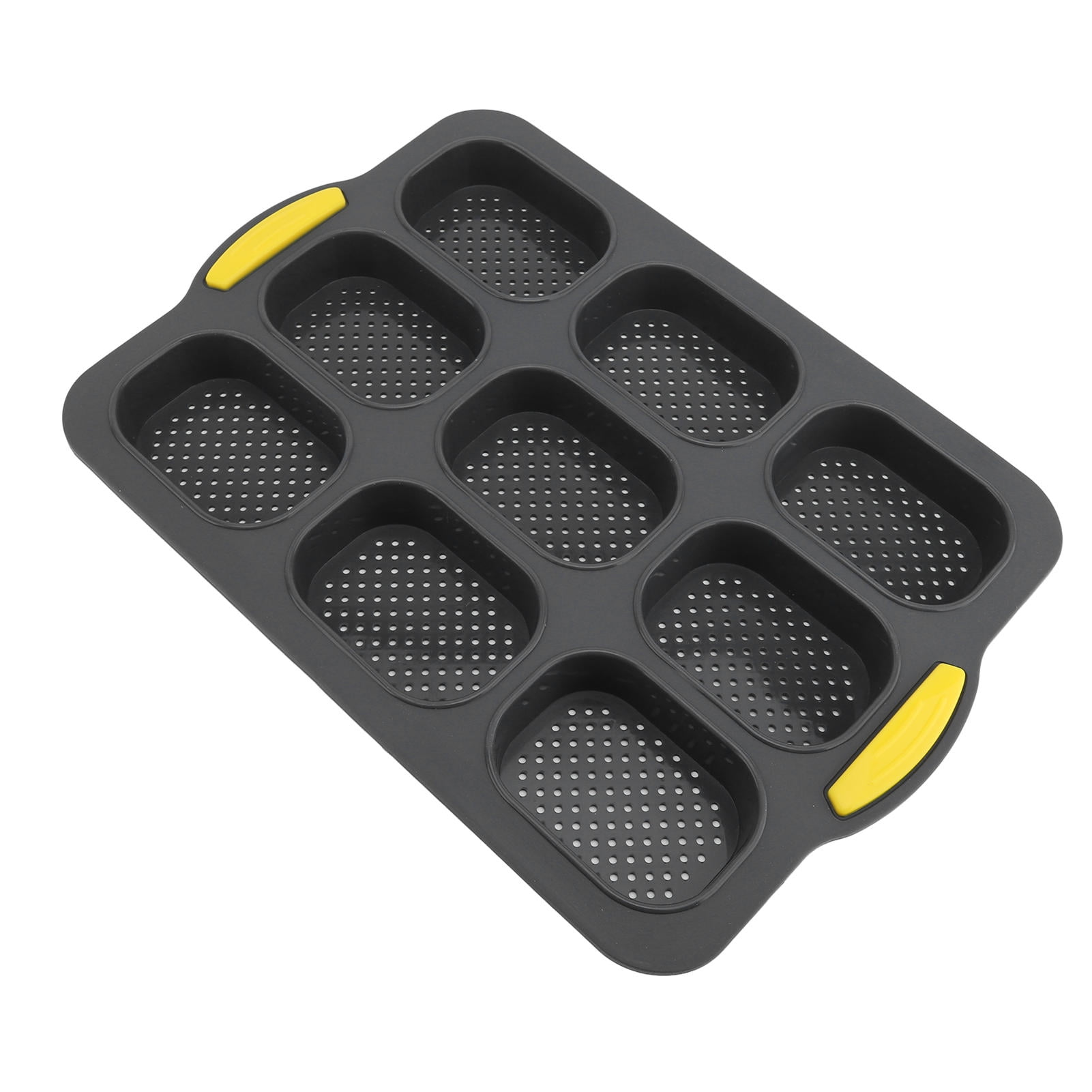 BOKYAN French Bread Baking Set – Flexible Silicone Loaf Pan, 4‑Grid Bread Board, Brush & Spatula, Anti‑Stick, Easy Release, Dishwasher & Microwave Safe