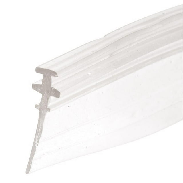 Sello inferior para puerta de ducha Prime-Line, transparente, sin marco, 3/4 pulgadas