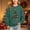 Army Green, variant on Girls Christmas Sweatshirts Long Sleeve Pullover Crew Neck Fleece Warm Kids Festival Tops White 15-16 Years