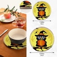 thumbnail image 3 of SKYSONIC Owl Witch Pumpkin Pot Holders Trivets, 2 Pcs Heat Resistant Trivets,Happy Halloween Moon Cotton Thread Weave Mats for Hot Pads Pans Pot Bowl Teapot for Kitchen Decor, 3 of 7