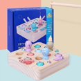 thumbnail image 4 of Infant and Toddler Baby Wooden Magnetic Kids Fishing Game Educational Hands-on Toy Early Education Parent-child Interaction, Fun Tabletop Game, 4 of 4