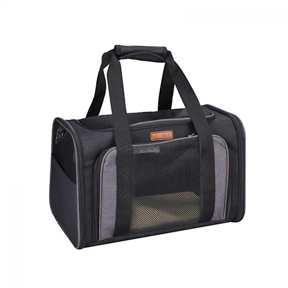 FOOING Pet Cat Carrier Airline Approved, 19" Length Dog Carriers with