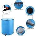 thumbnail image 3 of YSMW 50 Gallon Collapsible Rain Barrel, Large Garden Water Storage Tank, Portable Folding Rainwater Collector, Water Catcher with Filter Overflow Kit Faucet Blue, 3 of 14