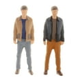 thumbnail image 2 of TISHITA 1:64 Diorama Painted Cool Gentleman Model Doll Building Layout for Desk khaki, 2 of 8