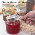 thumbnail image 6 of PMCAF  Mason Jar Opener Tool with No Lid Dents or Damage, Easy Twist Manual Can & Bottle Lid Remover, Durable for Lifetime Silver, 6 of 7