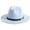 Sky Blue, variant on LIUYUNNN Leather Cowboy Hats for Boys And Classic Jazz Style French Hats, One Size