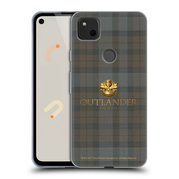 Head Case Designs Officially Licensed Outlander Tartans Plaid Soft Gel Case Compatible with Google Pixel 4a