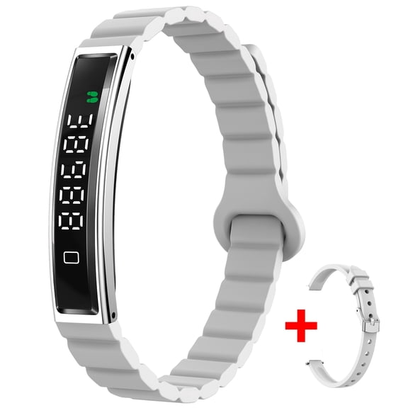 Unisex Touch Screen Smart Bracelet - Fitness/Period/Stress Tracking, Multi-Sports Modes, Call Reminder, for iPhone & Android