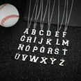 thumbnail image 3 of KKLDOGS Baseball Initial A-Z Letter Necklace for Men Baseball Charm Pendant Stainless Steel Silver Chain 22inch Personalized Baseball Gift for Men, 3 of 10