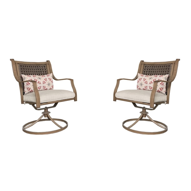 Better Homes & Gardens Lynnhaven Park Swivel Chairs, Set of 2