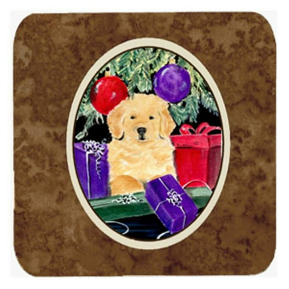 Golden Retriever Foam Coasters, Set Of 4