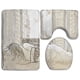 thumbnail image 1 of ABPHQTO Mujer Parisina Vista Torre Eiffel Juego de alfombras de baño de 3 piezas Alfombra de baño Alfombra de contorno y tapa de inodoro ABPHQTO Cont-CHAPPLE-34910, 1 of 2