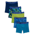 thumbnail image 1 of Hanes Boys Stretch Fabric Boxer Briefs 5-Pack, 1 of 1