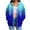 Blue, variant on BXINGOHAI Womens Fashion Hoodie Long Sleeve Zip Up Hoodies Sweatshirt With Pocket Hooded Sweatshirts Casual Drawstring Jackets Today Purple,S