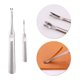 thumbnail image 4 of ZHAOCHENG Uds limpiador de uñas empujador de cutículas pinzas tijeras para cutículas de uñas tenedor para colgar uñas piel muerta plata, 4 of 4