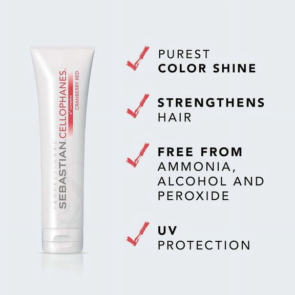 Sebastian Cellophanes Cranberry Red 10.1oz