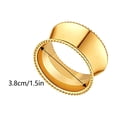thumbnail image 3 of Napkin Ring Rose Gold Metal Decorative Table Accessory For Wedding Dinner Party 1 Pack, 3 of 5