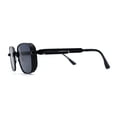 thumbnail image 3 of Unique Steam Punk Bolt and Spring Rectangle Metal Rim Sunglasses Black Smoke, 3 of 4