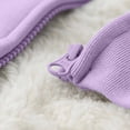 thumbnail image 4 of TOWED22 Girls Zip Up Hoodies Teen Fleece Full-Zip Sweatshirts Jacket Casual Fall Hoodie with Pocket(Purple,18-24 M), 4 of 6