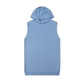 thumbnail image 3 of Hooded Tank Tops Men Lightweight Breathable Muscle Sleeveless Shirt with Hood Workout Gym Athletic Tanks, 3 of 4