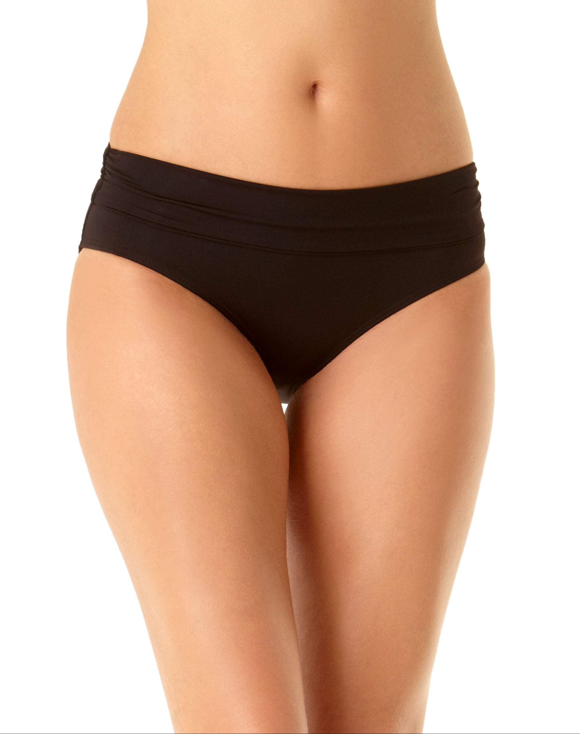 Women's Live in Color Convertible High Waist Shirred Swim Bottom