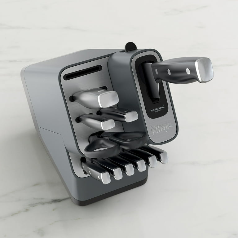 Ninja Foodi NeverDull Essential Knife Set, 10-Piece with Sharpener