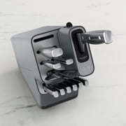 Ninja NeverDull Essential 10-Piece Knife System with Built-In Sharpener, Stain & Rust Resistant, K12010, Black and Gray