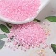 thumbnail image 4 of U8MO 2000pcs/10g 11/0 Glass Opaque Delica Tiny Beads Smooth Loose Spacer 1x1.5~1.8mm-#Pink Ceylon, 4 of 4