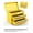 4 Yellow, variant on WORKPRO Mini Metal Tool Box with 2 Drawers and Top Storage, Small Tool Chest with PVC Liners and PP Feet Pads, Cold Rolled Steel Toolbox with Magnetic Tab,White