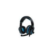 PlayStation 4 Accessory: Wired Headset - DreamGear GRX - 440 with Boom Mic - Black & Blue: Compatible with PS5