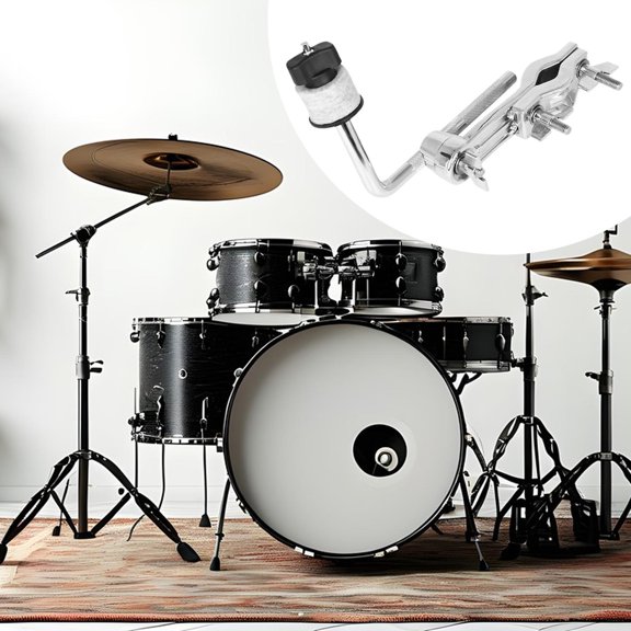 Abrazadera de extensión para tambor, soporte para platillos, accesorios para instrumentos de percusión de metal, clip de expansión versátil y portátil