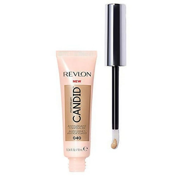 Revlon PhotoReady Candid Concealer, with Anti-Pollution, Antioxidant, Anti-Blue Light Ingredients, without Parabens, Pthalates and Fragrances; Chestnut.34 Fluid Oz