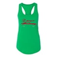 thumbnail image 2 of Wild Bobby, SRT Silhouette Street Racing Viper, Cars and Trucks, Women Racerback Tank Top, Kelly, Small, 2 of 4